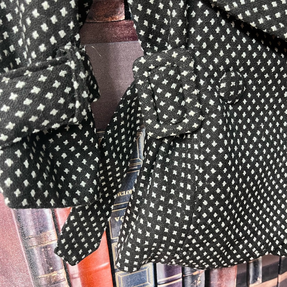 Y2K Forever 21 Black Polka Dot Blazer Size Large - Picture 8 of 15